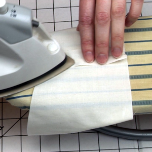 Press seam allowances open iron seam allowances image