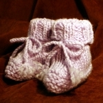 Baby Booties Free Knitting Project image