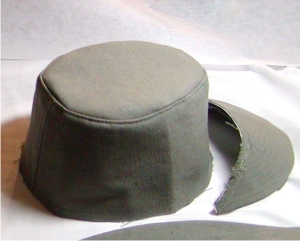 topstitch hat crown topstitch hat crown