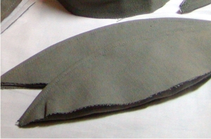 topstitch hat flap topstitch hat flap
