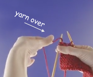 Yarn Over Left Handed