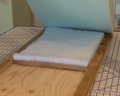 Upholstering A Bench With Foam image