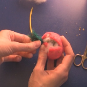 Making Felted Cat Toy