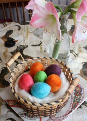 Wool  Felted Easter Eggs image