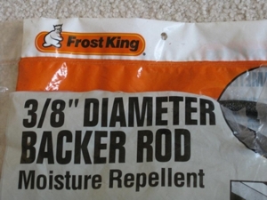 3/8" Diameter Backer Rod Moisture Repellant Foam image