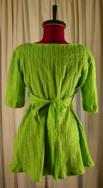 Green Empire Waist Shirt Back View image