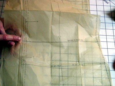 Sewing pattern adjustment