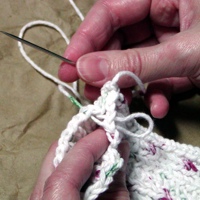 Phone Sock Knitting Pattern Bottom Seam image