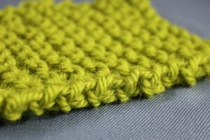 Knitted seam edge image