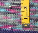 Measure Knitting Gauge Rows image