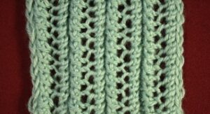 Lacy Knit Pattern Back image