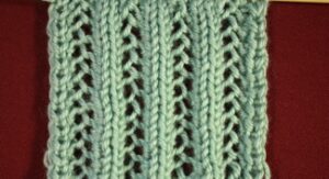 Lacy Knit Pattern Front image
