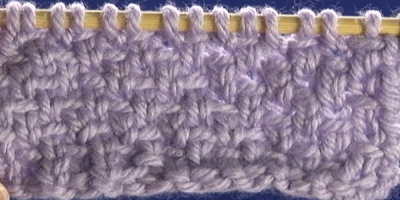 Linen Knit Stitch Example image