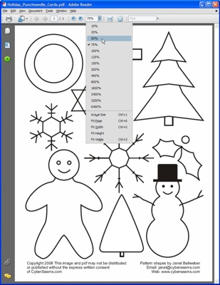 Punch Needle Ornament Guide