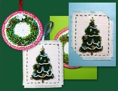 Embroidery Hoop Punch Needle Christmas Ornaments DIY