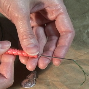 Threading a Punch Needle image