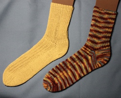 Simple Ladies Sock Pattern
